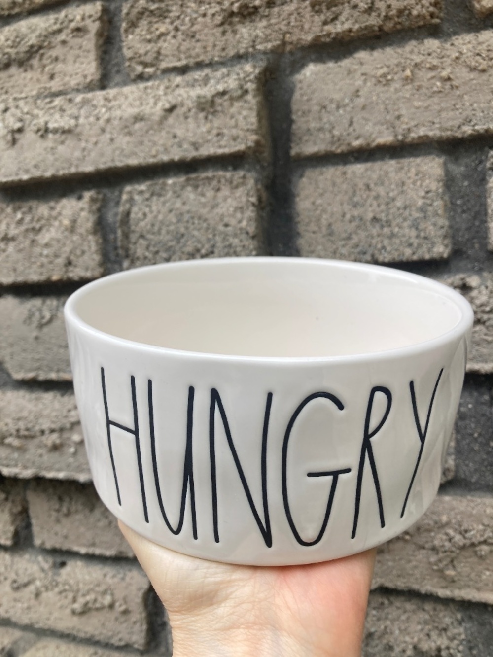 Rae Dunn HUNGRY bowl